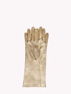 Gianvito Rossi Accessories-LONG GLOVE GOLD