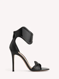 Gianvito Rossi Sandals-LUCREZIA BLACK PATENT