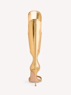 Gianvito Rossi Sandals-LUCREZIA BOOT GOLD