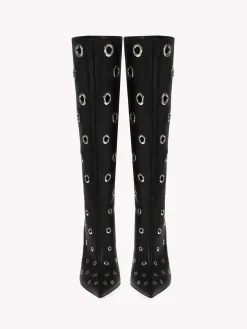 Gianvito Rossi Boots-LYDIA BOOT BLACK LEATHER