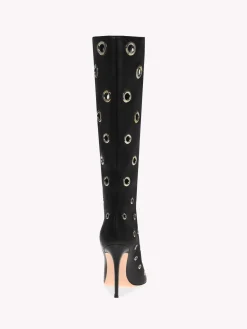 Gianvito Rossi Boots-LYDIA BOOT BLACK LEATHER