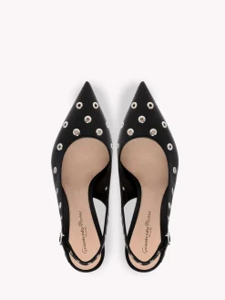 Gianvito Rossi Pumps-LYDIA SLING BLACK LEATHER