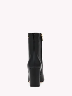 Gianvito Rossi Booties-LYELL BLACK LEATHER