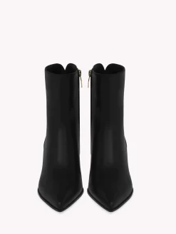Gianvito Rossi Booties-LYELL 45 BLACK LEATHER