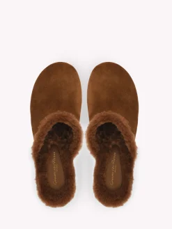 Gianvito Rossi Mules-LYSS BROWN