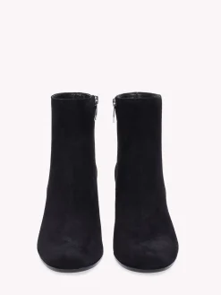 Gianvito Rossi Booties-MARGAUX MID BOOTIE BLACK SUEDE