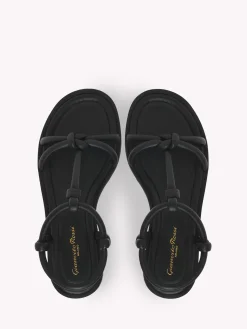 Gianvito Rossi Flats-MARINE BLACK LEATHER