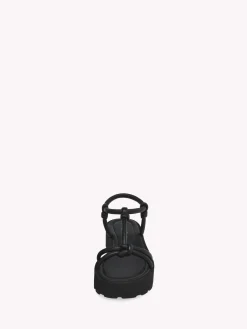 Gianvito Rossi Flats-MARINE BLACK LEATHER