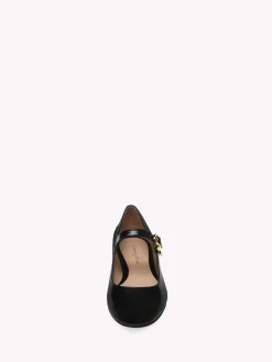 Gianvito Rossi Flats-MARY RIBBON 05 BLACK PATENT