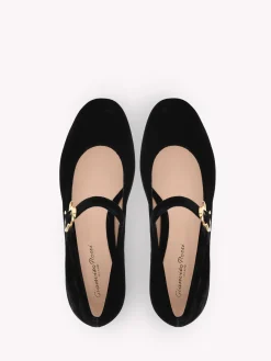 Gianvito Rossi Flats-MARY RIBBON 05 BLACK