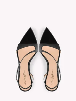 Gianvito Rossi Sandals-MAYFAIR BLACK PATENT