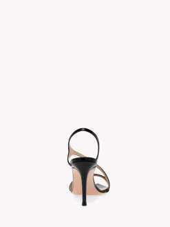 Gianvito Rossi Sandals-MAYFAIR BLACK PATENT