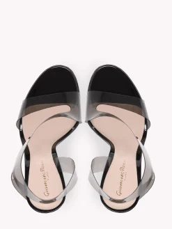 Gianvito Rossi Sandals|Plexi-METROPOLIS BLACK