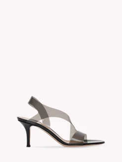 Gianvito Rossi Sandals|Plexi-METROPOLIS 70 BLACK