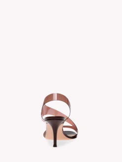 Gianvito Rossi Sandals|Plexi-METROPOLIS 70 BROWN