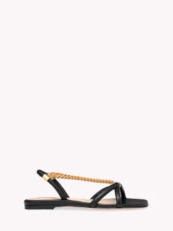 Gianvito Rossi Flats-MINERVA 05 BLACK LEATHER