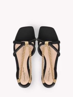 Gianvito Rossi Flats-MINERVA 05 BLACK LEATHER