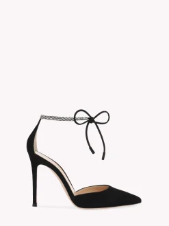 Gianvito Rossi Pumps|Signatures-MONTECARLO D'ORSAY BLACK SUEDE