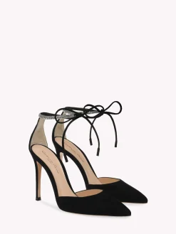 Gianvito Rossi Pumps|Signatures-MONTECARLO D'ORSAY BLACK SUEDE