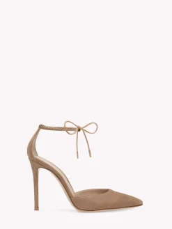 Gianvito Rossi Pumps|Signatures-MONTECARLO D'ORSAY PRALINE PINK SUEDE
