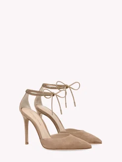 Gianvito Rossi Pumps|Signatures-MONTECARLO D'ORSAY PRALINE PINK SUEDE