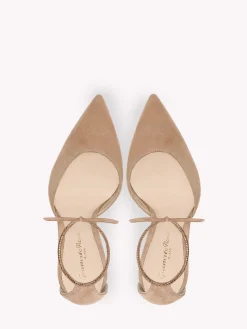 Gianvito Rossi Pumps|Signatures-MONTECARLO D'ORSAY PRALINE PINK SUEDE