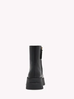 Gianvito Rossi Booties-MONTEY BLACK LEATHER