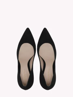 Gianvito Rossi Pumps-PIPER PUMP 85 BLACK SUEDE