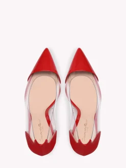 Gianvito Rossi Pumps|Plexi-PLEXI RED