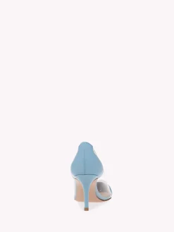 Gianvito Rossi Pumps-PLEXI 70 LIGHT BLUE
