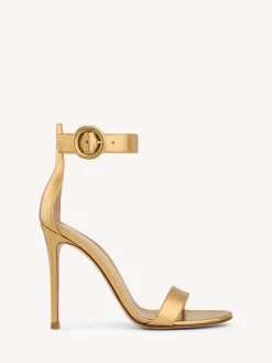 Gianvito Rossi Sandals|Signatures-PORTOFINO 105 GOLD