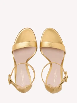 Gianvito Rossi Sandals|Signatures-PORTOFINO 105 GOLD