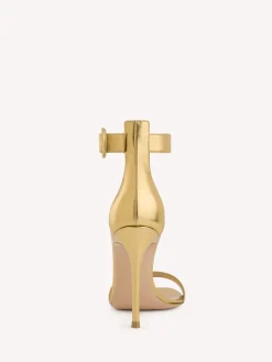 Gianvito Rossi Sandals|Signatures-PORTOFINO 105 GOLD