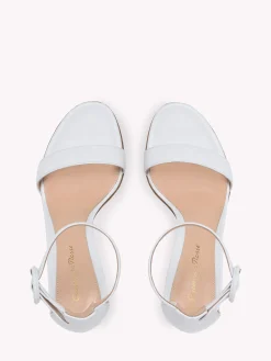 Gianvito Rossi Sandals-PORTOFINO 85 WHITE LEATHER