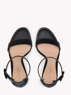 Gianvito Rossi Sandals|Signatures-PORTOFINO 105 BLACK LEATHER