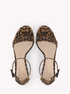 Gianvito Rossi Sandals-PORTOFINO 70 LEOPARD PRINT