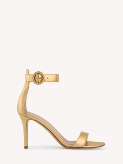 Gianvito Rossi Sandals-PORTOFINO 85 GOLD