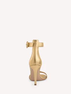 Gianvito Rossi Sandals-PORTOFINO 85 GOLD