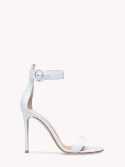 Gianvito Rossi Sandals|Signatures-PORTOFINO 105 WHITE LEATHER