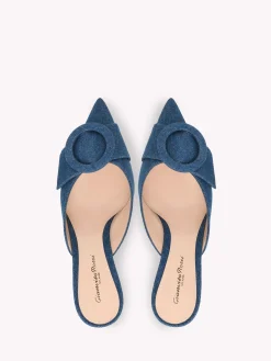 Gianvito Rossi Mules-PORTOFINO MULE 55 BLUE