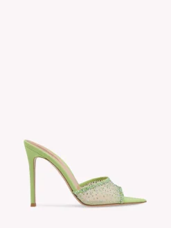 Gianvito Rossi Mules-RANIA MULE GREEN