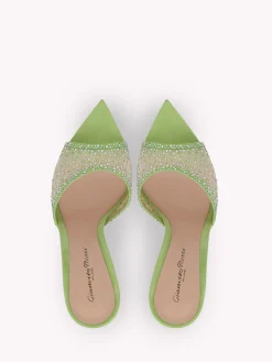 Gianvito Rossi Mules-RANIA MULE GREEN