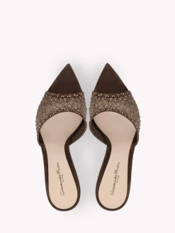 Gianvito Rossi Mules-RANIA MULE BROWN