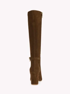 Gianvito Rossi Boots|Ribbon-RIBBON BOOT 85 BROWN