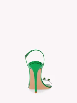 Gianvito Rossi Sandals-RIBBON CANDY GREEN