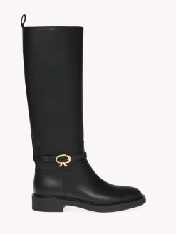 Gianvito Rossi Boots|Ribbon-RIBBON CAVALIER BLACK