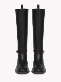 Gianvito Rossi Boots|Ribbon-RIBBON CAVALIER BLACK