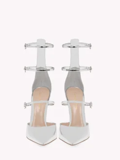 Gianvito Rossi Pumps-RIBBON CLUB D'ORSAY SILVER