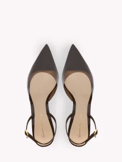 Gianvito Rossi Pumps-RIBBON D'ORSAY 85 BROWN