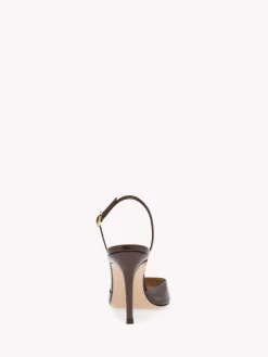 Gianvito Rossi Pumps-RIBBON D'ORSAY 85 BROWN